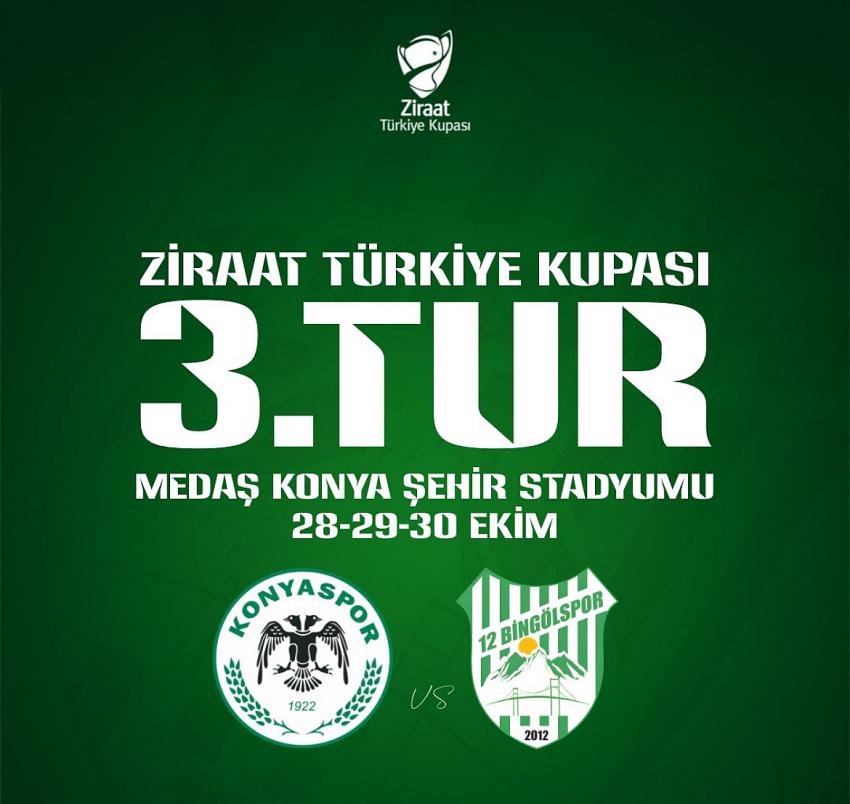 Bingölspor, Süper Lig Takımı Konyaspor ile Eşleşti