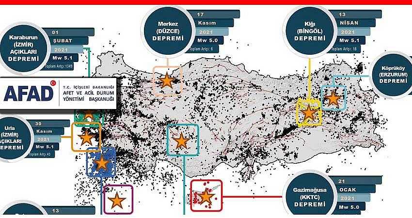 AFET RİSK HARİTASI ÇIKARILDI
