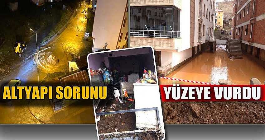 ALTYAPI SORUNU YÜZEYE VURDU