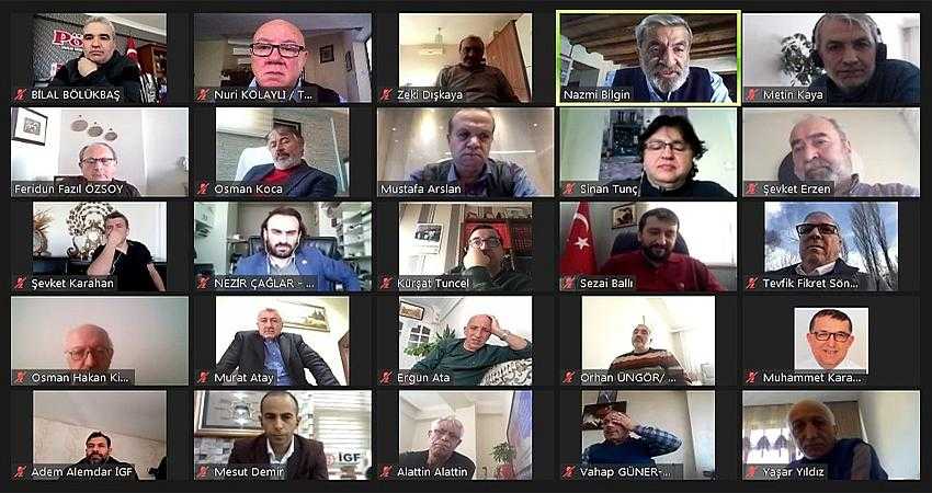 TGK 22. BAŞKANLAR KURULU TOPLANTISI VİDEO KONFERANS İLE YAPILDI