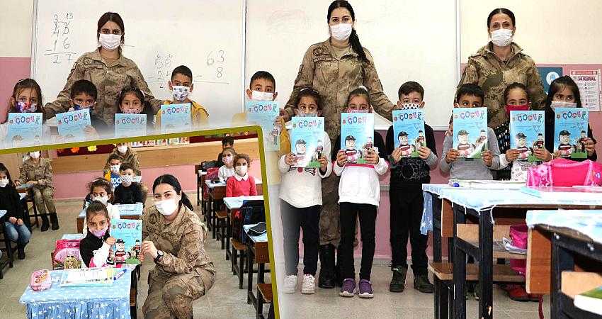 Jandarma’dan öğrencilere tablet bilgisayar