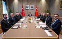Cumhurbaşkanı Yardımcısı Yılmaz Üniversite ve Belediye Heyetini Kabul Etti