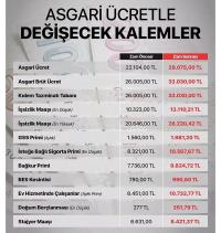 Asgari Ücret 28 Bin 75 TL Oldu 
