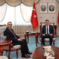 Cumhurbaşkanı Yardımcısı Yılmaz, Vali Çelik’i Kabul Etti
