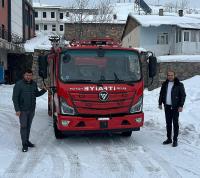 Kığı’ya İtfaiye Aracı Kazandırdı 