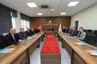 Vali Çelik, İl Millî Eğitim Müdürlüğünü Ziyaret Etti