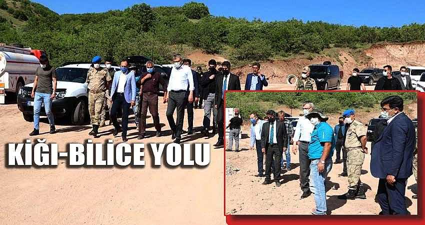 VALİ EKİNCİ, YOL ÇALIŞMALARINI İNCELEDİ