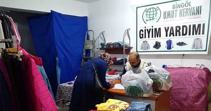 UMUT KERVANI DERNEĞİNDEN 107 AİLEYE YARDIM