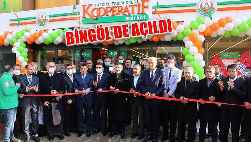 TARIM KREDİ KOOPERATİFİ MARKETİ AÇILDI